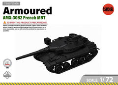 SSMODEL 1/72 AMX-30B2 French MBT Tank Resin Model Kit TSS0720366