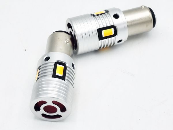 Canbus LED Bulb 1157 Switchback (Pair) - White & Amber