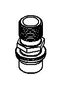 KOHLER K-1169008 Adaptor, Showerhead