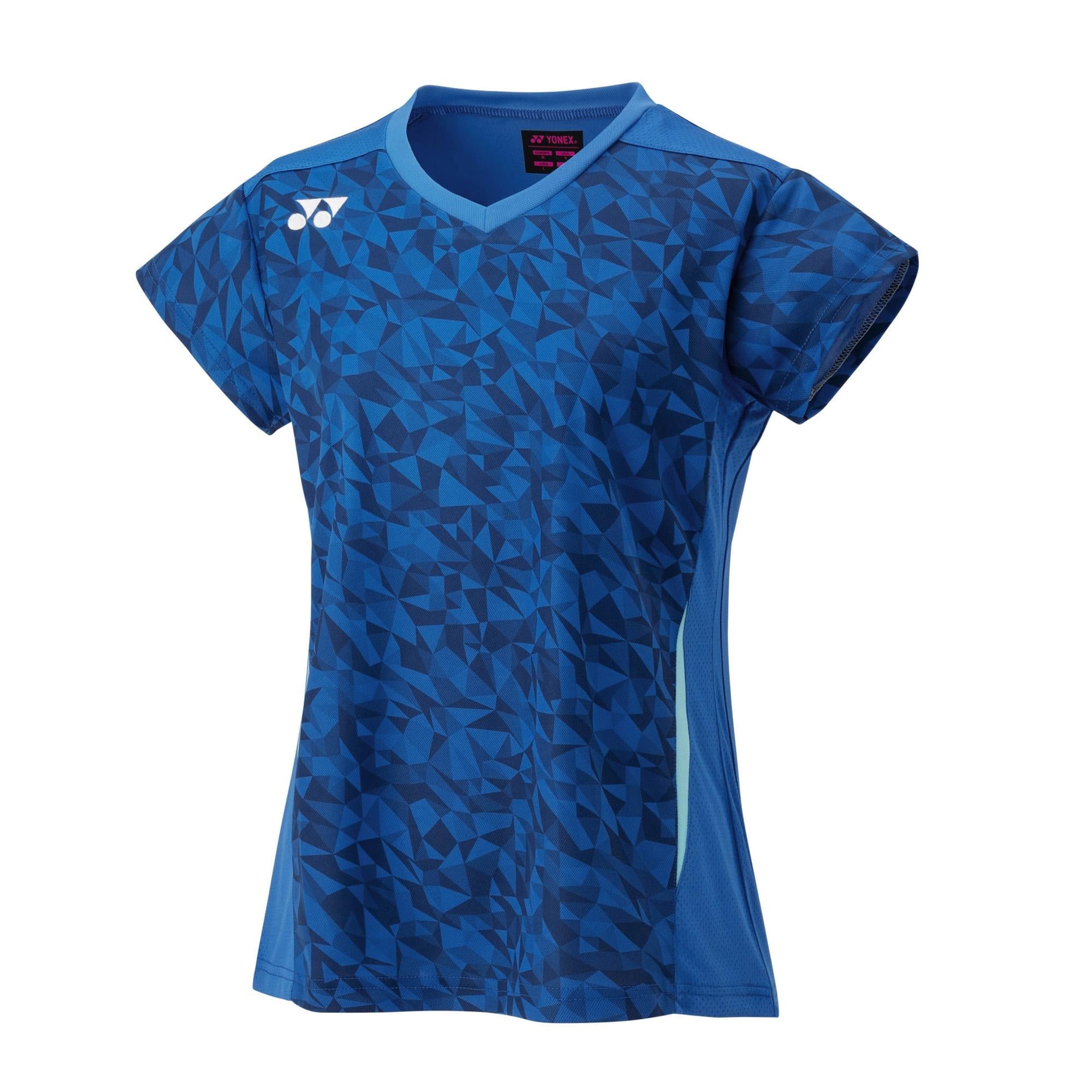 YONEX WOMEN'S CREW NECK SHIRT # 20750EX BLUE 2XL