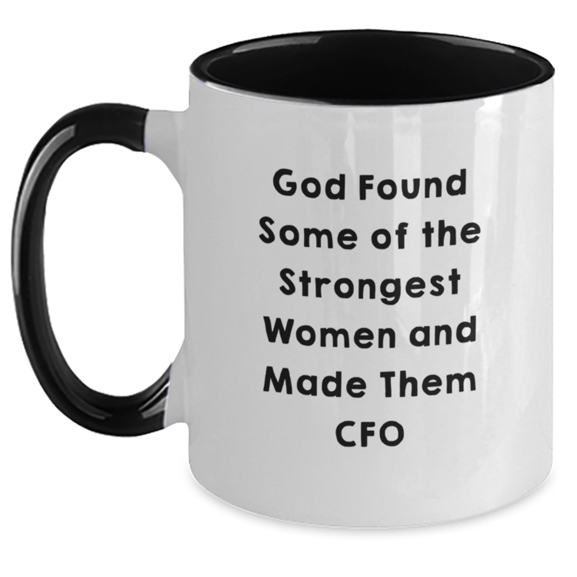 Funny CFO Gifts from Friends for Women CFOs on Valentine's Unique Two Tone Coffee Mugs - Main