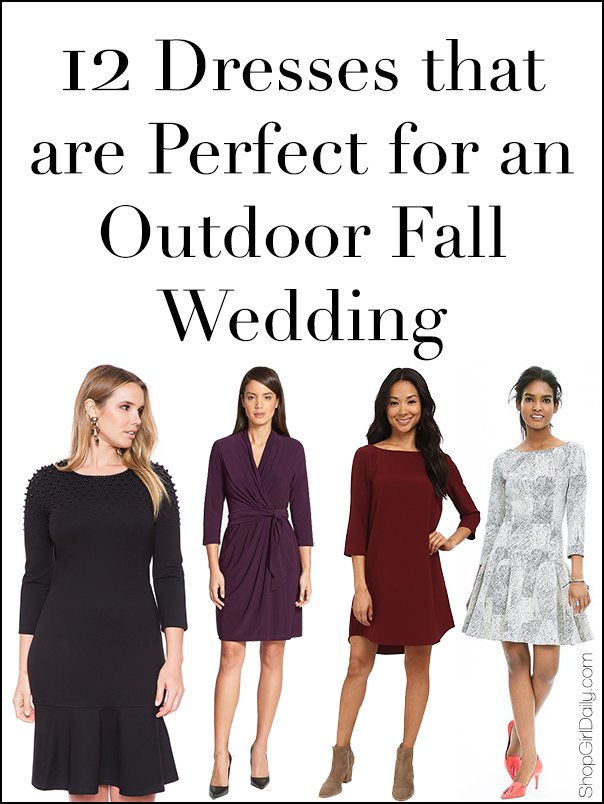 12 Dresses That are Perfect to Wear to An Outdoor Fall Wedding