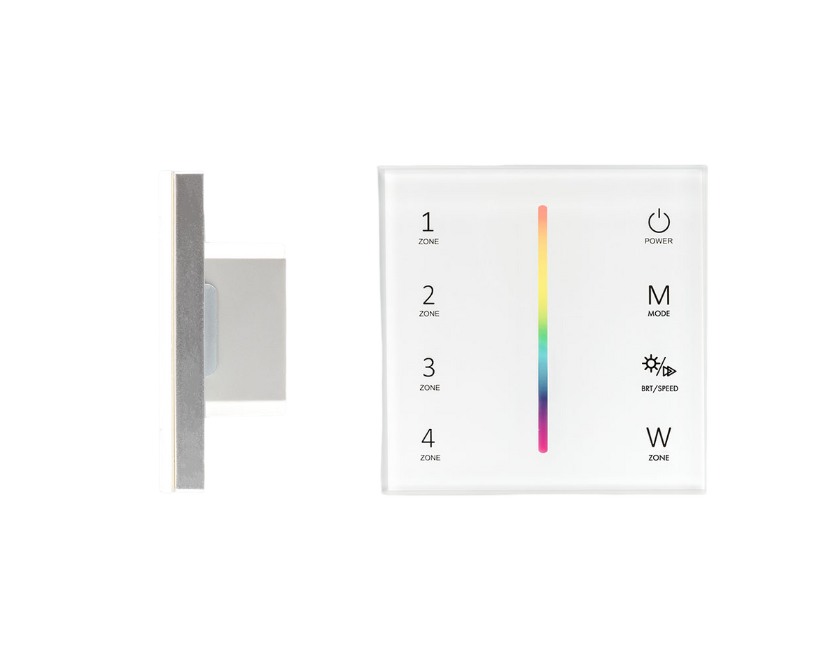 4 Zone - RGBW RF & DMX Wall Touch Controller
