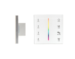 4 Zone - RGBW RF & DMX Wall Touch Controller