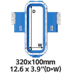 Magnetic Hoop 12.6"x3.9" | 320x100mm for Kingstar Embroidery Machines