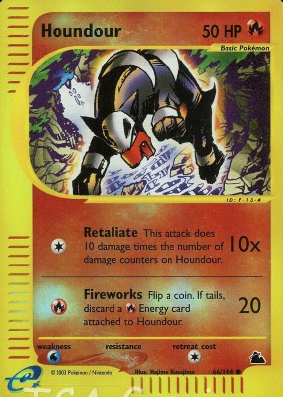 Houndour 2003 Skyridge #066/144 Reverse Holo Price Guide
