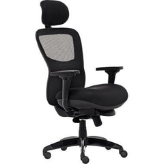 Fauteuil Nardo 24h avec tétière noir