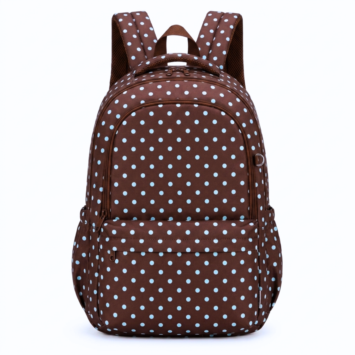 Polka Dots Campus School Backpack-Campus Backpack-Kinnder