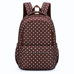 Polka Dots Campus School Backpack-Campus Backpack-Kinnder