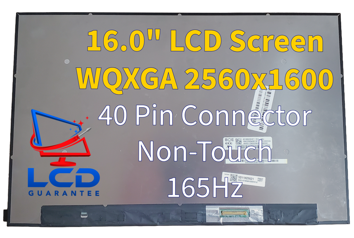 Lenovo LOQ 16IRH8 82XW 16" WQXGA 165Hz Non Touch Laptop LCD Screen