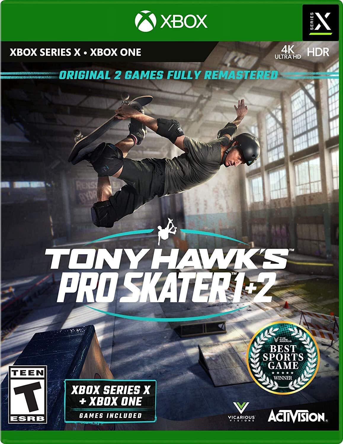 Tony Hawk's Pro Skater 1+2 - Microsoft Xbox Series X XSX XSS X S Video Game