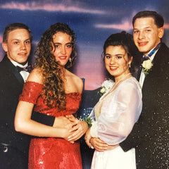 1993 prom dresses Felt like a dream—prom was 1993! 🎼 Throwback to these iconic ladies rocking their dyed shoe collection and unforgettable style. Some trends never go out of fashion, but these