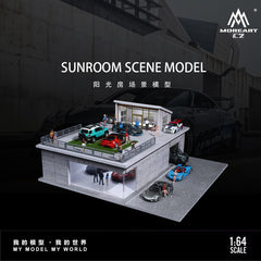 MoreArt 1:64 Sunroom Scene Model Diorama MO936413