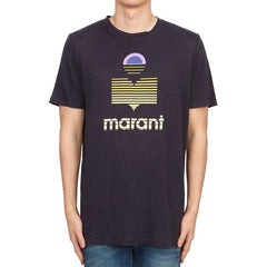 Isabel Marant Karman Men’s Short Sleeve T-Shirt TS0045HA B1N16H 30FN 76599873 [P]