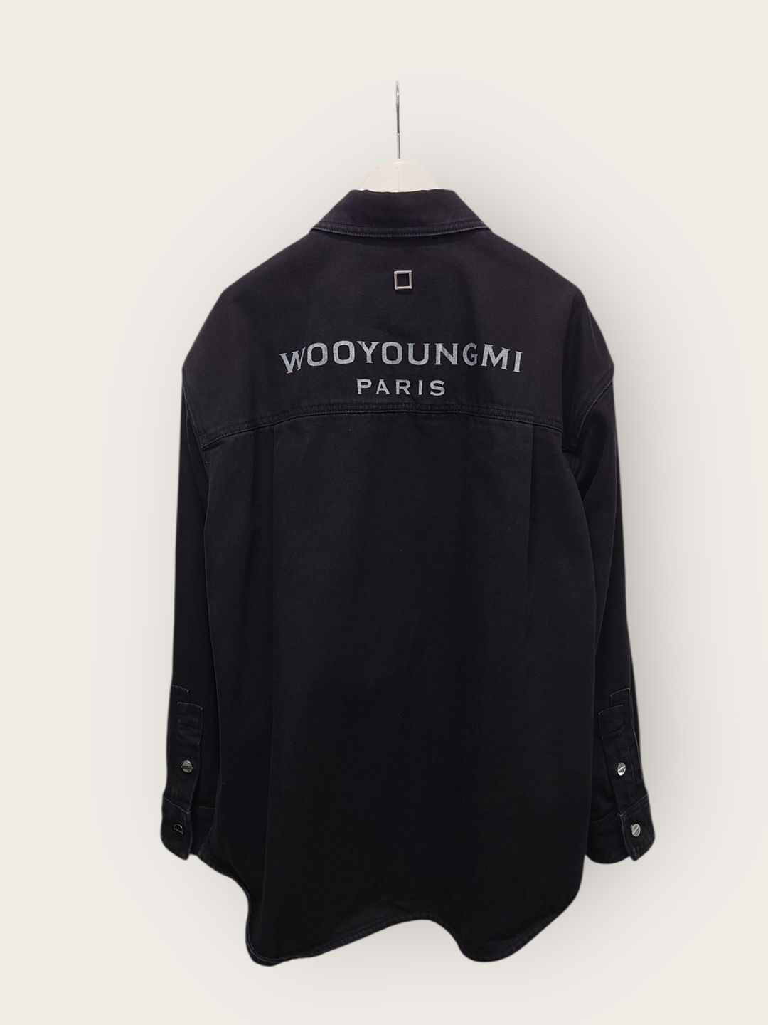 Wooyoungmi Black Back Logo Denim Pocket Shirt 143028862 [P]