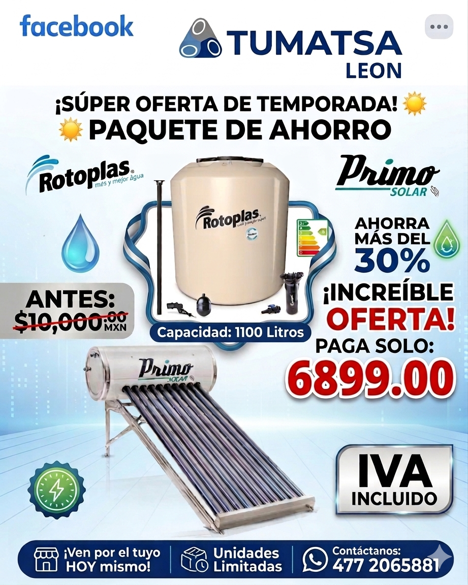Calentador - Tinaco