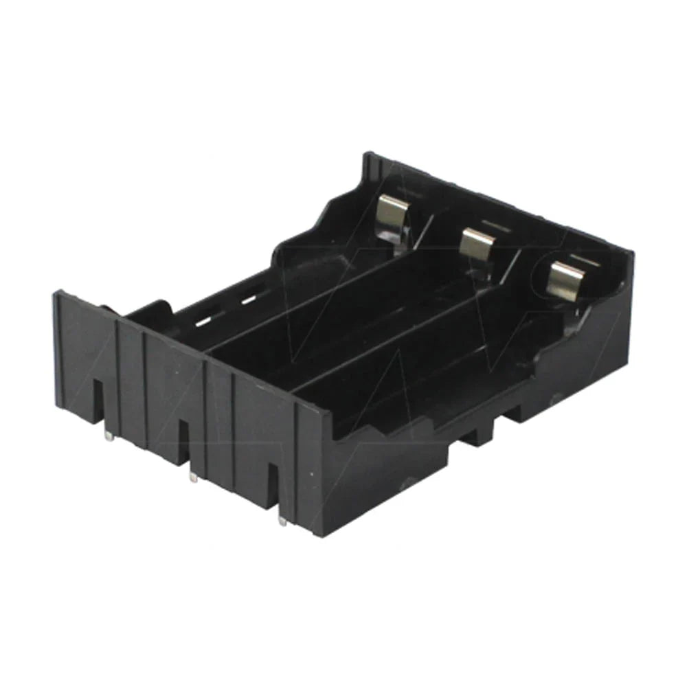 Lithium Ion Battery Holder 3 Cell - PCB Mount
