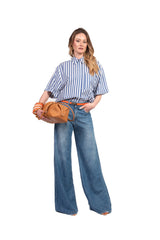 Bloom - Jeans palazzo Art. OSCAR BLUE