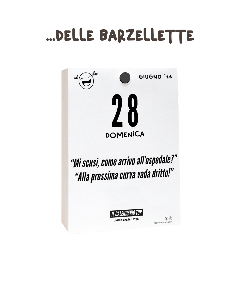 Il Calendario Top delle Barzellette - 2027 - Inserto A6: 10x14cm