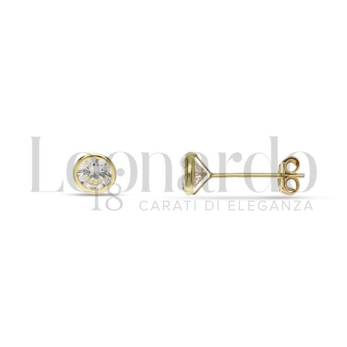 Orecchini punto luce cipollina oro giallo