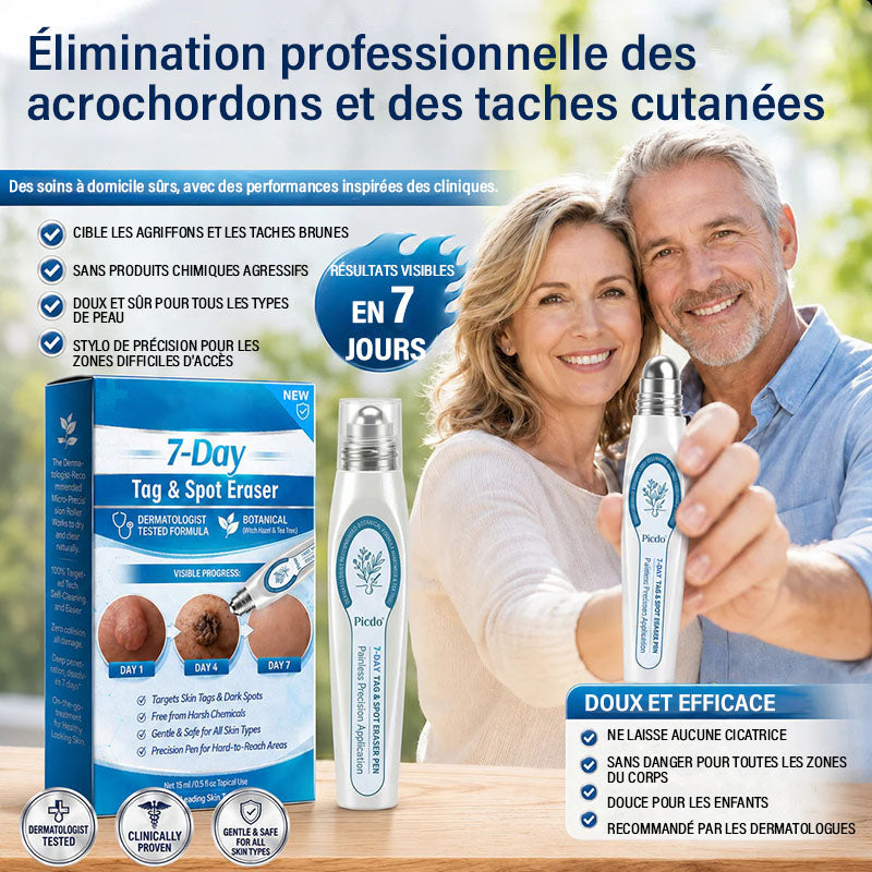 Roll-on avancé pour l'élimination des grains de beauté et des verrues