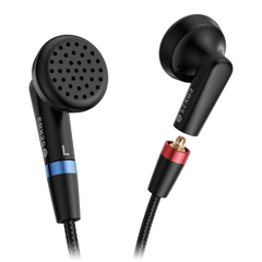 NICEHCK EBX25Ti Earbuds HiFi IEM Wired Headset 3.5mm/4.4mm Jack Wire Earphones No Microphone, In Ear Headphones, Detachable Cable for Gaming Music Player (Without Mic, Black)