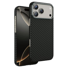 KEEPHONE KEVLAR DIAGO 100% Aramid Fiber MagSafe iPhone 17 Pro Max Case - Black