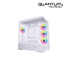 LIAN LI Vector V100R BTF ARGB White Mid Tower Case (4 Fans)