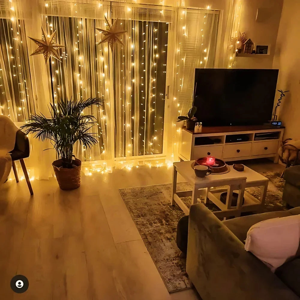 Guirlande LED - Éclairage d’Ambiance Chaud avec 8 Modes d’Éclairage