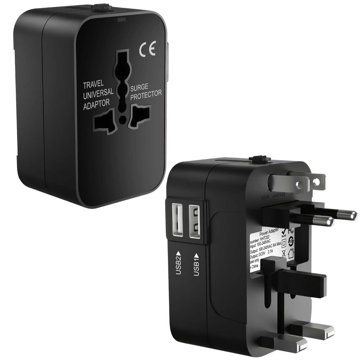 Adaptateur de voyage universel  | Phonillico