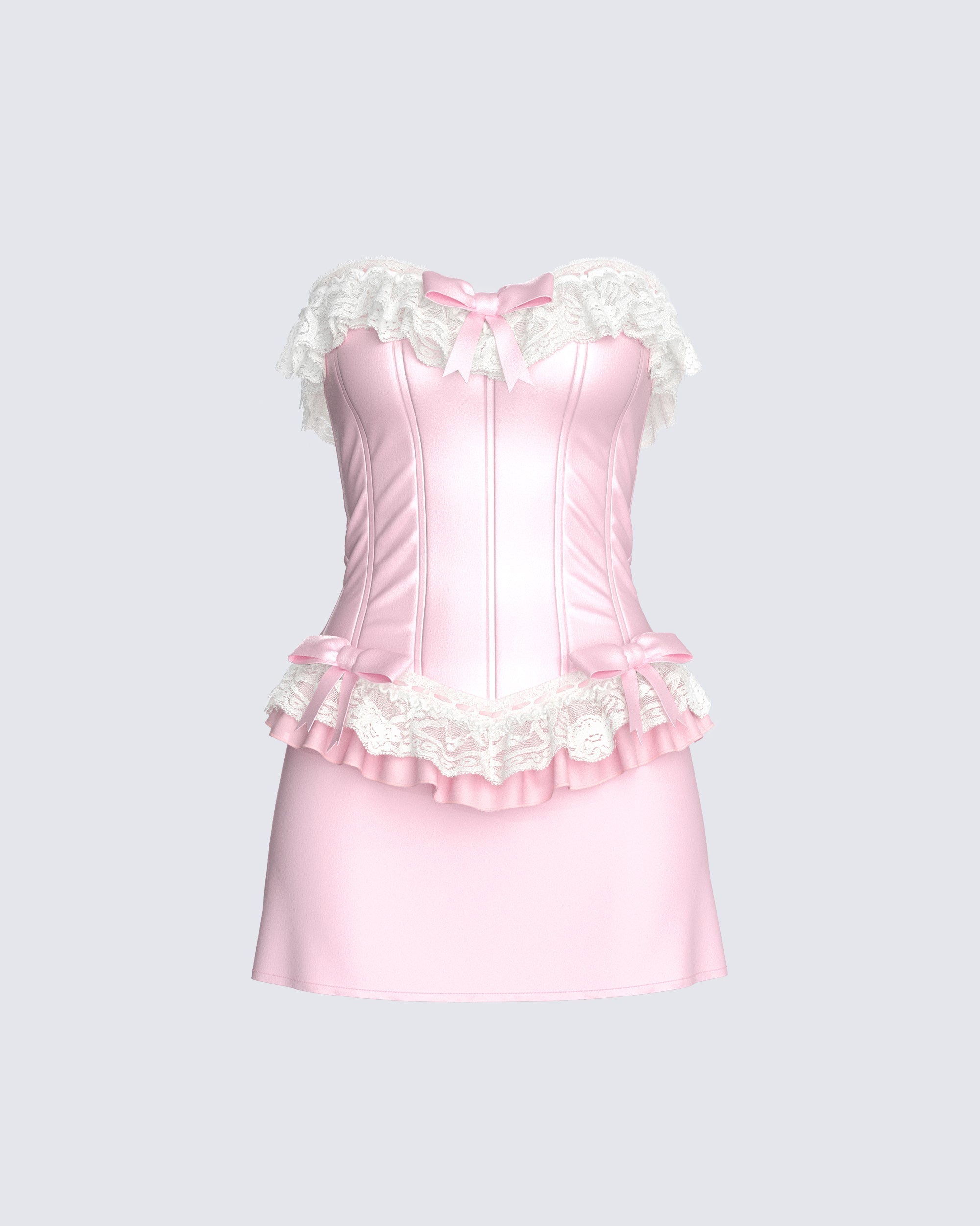 Women's pink mini dress – FINESSE