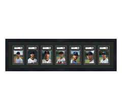 Card Frame Display - 7 Openings for SGC Graded Slabs – Black