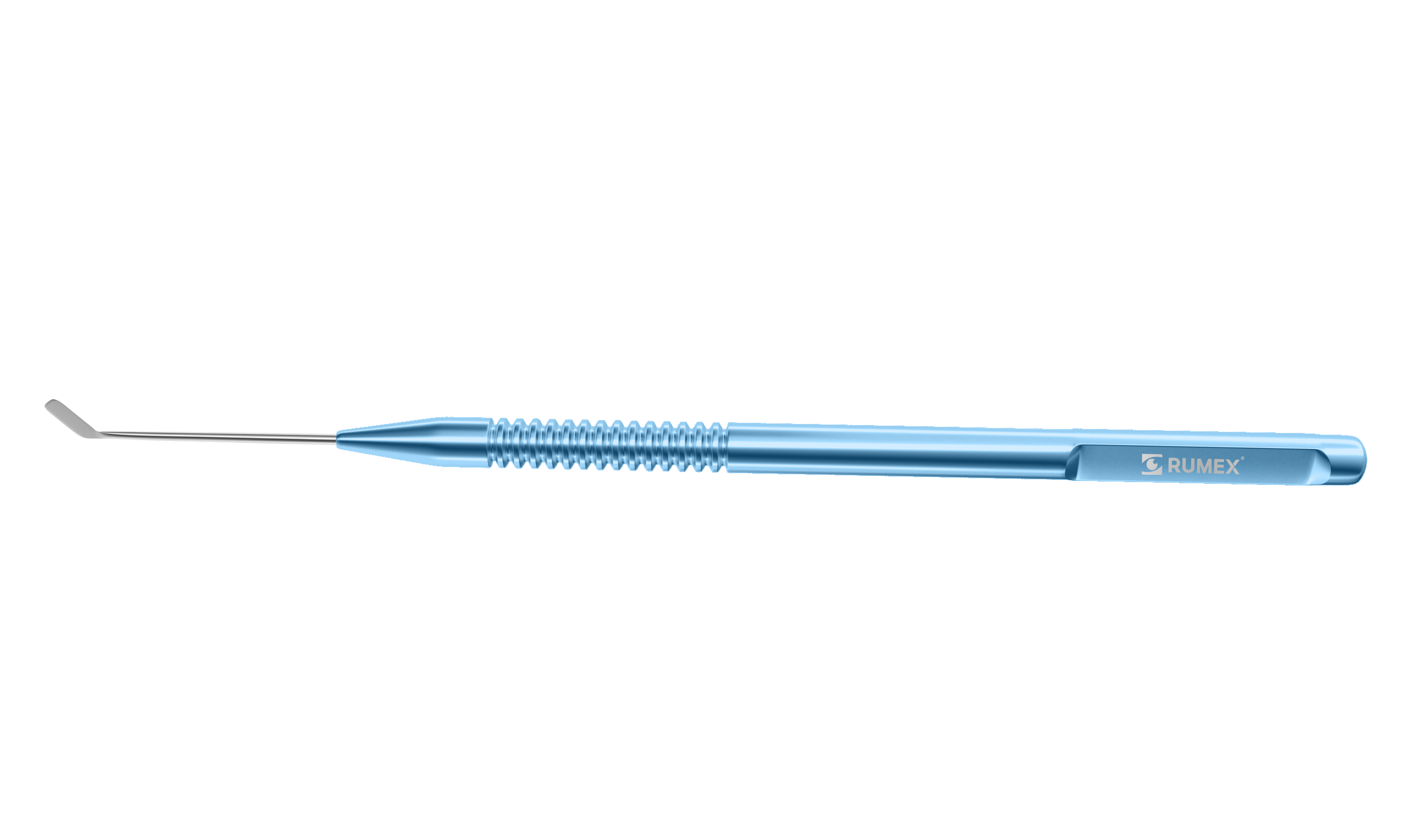 223R 20-001 Hockey Epithelium Removal Knife, to Remove Epithelium During PRK Procedure and LASIK Retreatment, Length 128 mm, Round Titanium Handle