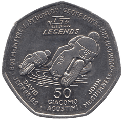2015 TT FIFTY PENCE ISLE OF MAN - WORLD COINS - Cambridgeshire Coins