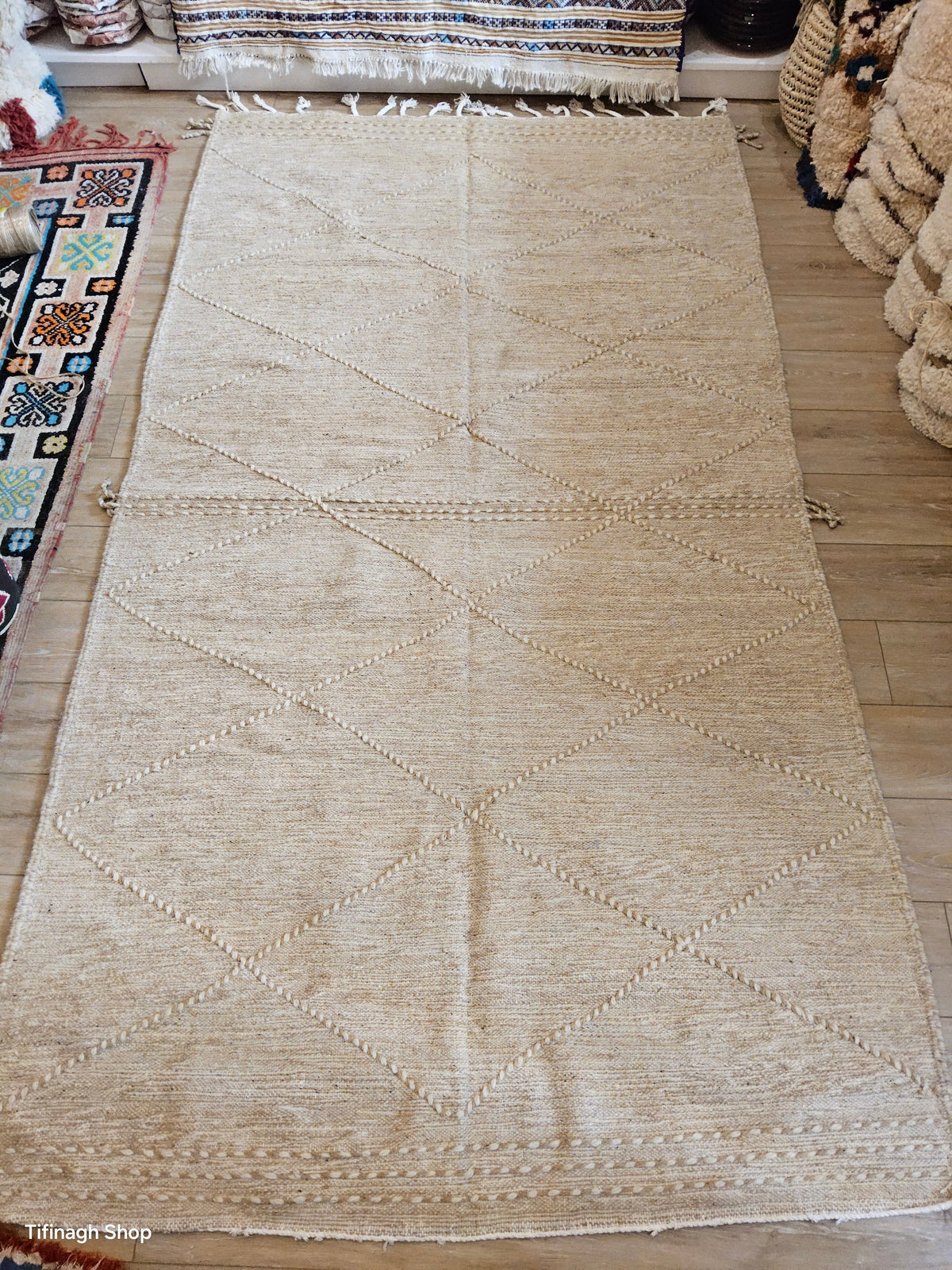 Tapis berbère - Kilim Zanafi 2.64 m x 1.50 m