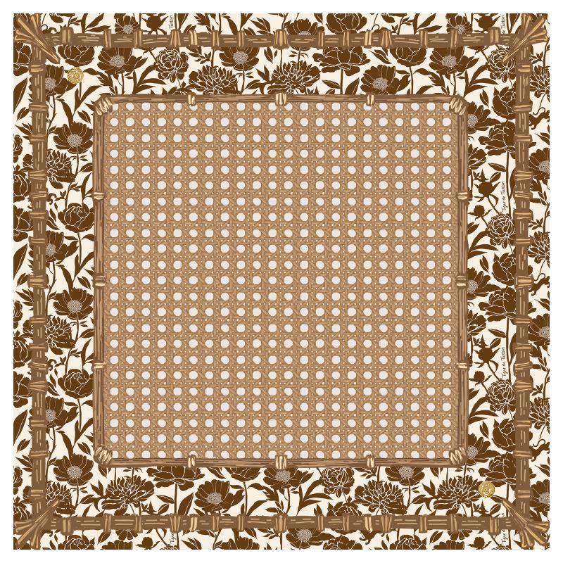 Tigre De Tartan | Coconut Peony Mahjong Mat
