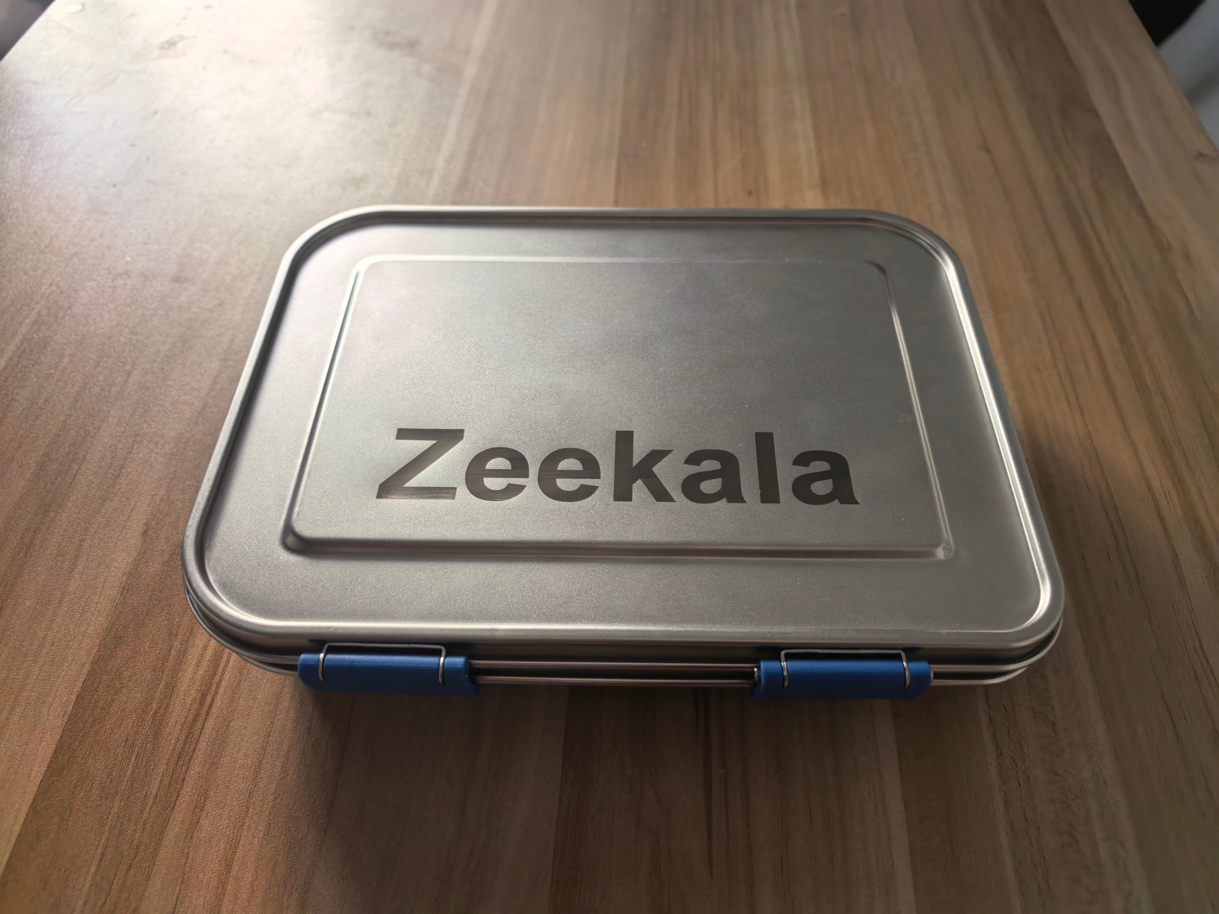 Zeekala Stainless Steel Bento Box – Leakproof, Reusable Lunch Container for Kids & Adults – Sandwich & Snack Friendly, BPA-Free, Durable Food Box