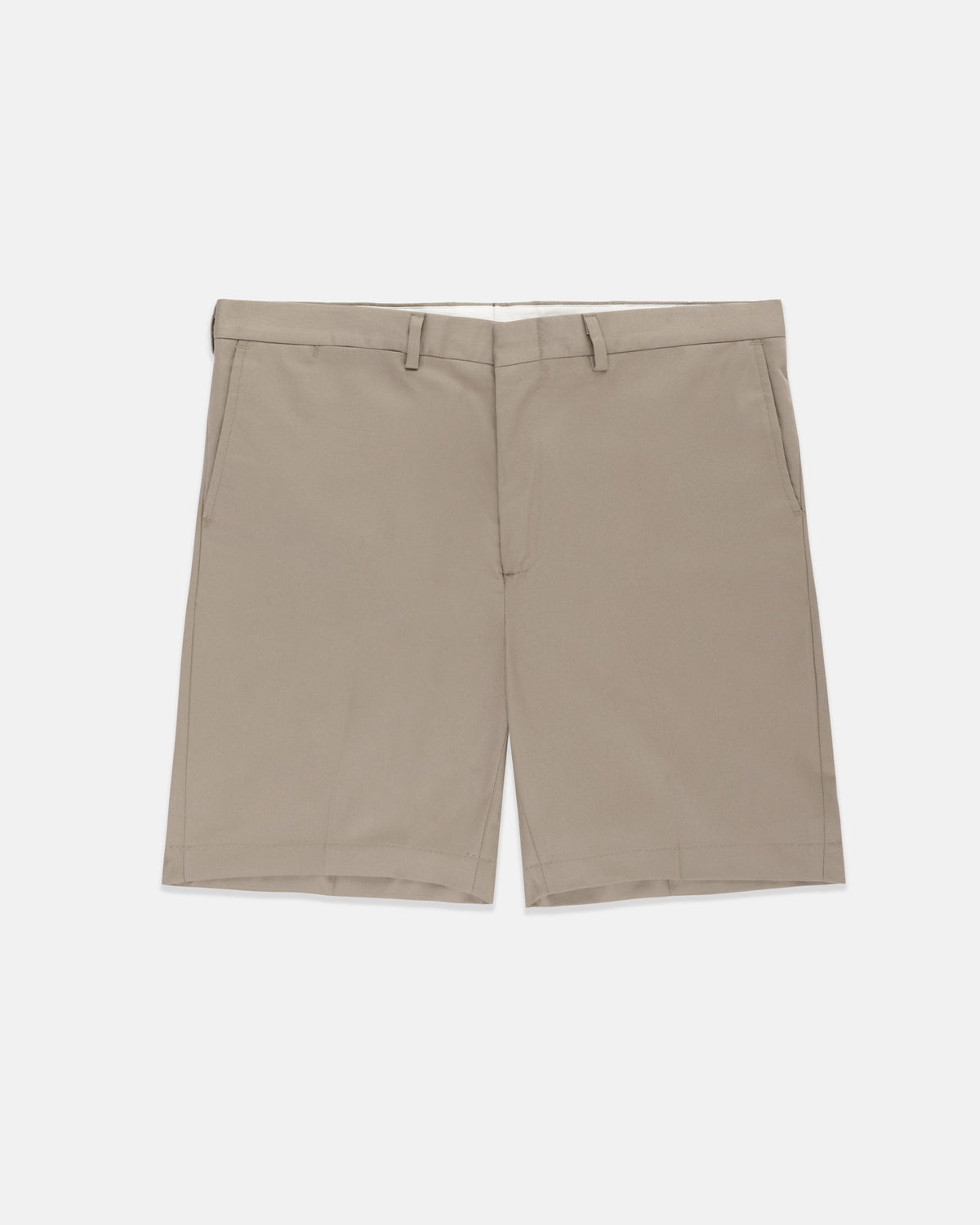Made-in-USA Khaki Washed Twill Classic Shorts