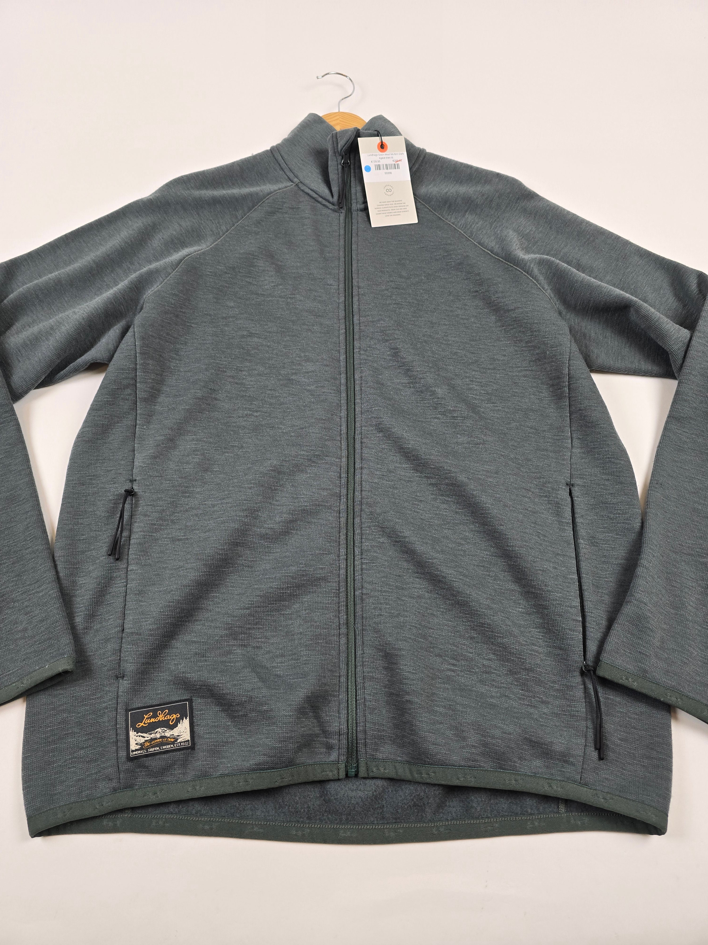 Lundhags Gosin Wool Ms Knit Dark Agave Men M