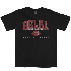 BELAL ABDELRAHMAN RETRO BLACK TEE