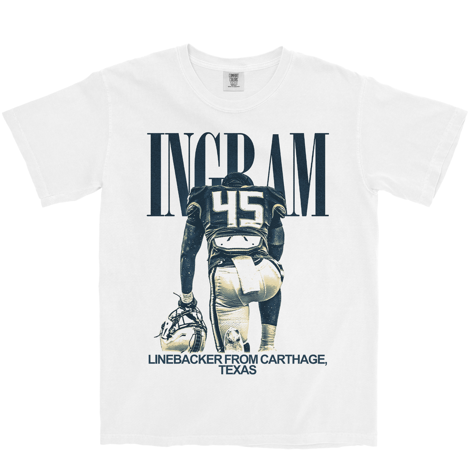 KLAYTON INGRAM VINTAGE WHITE TEE