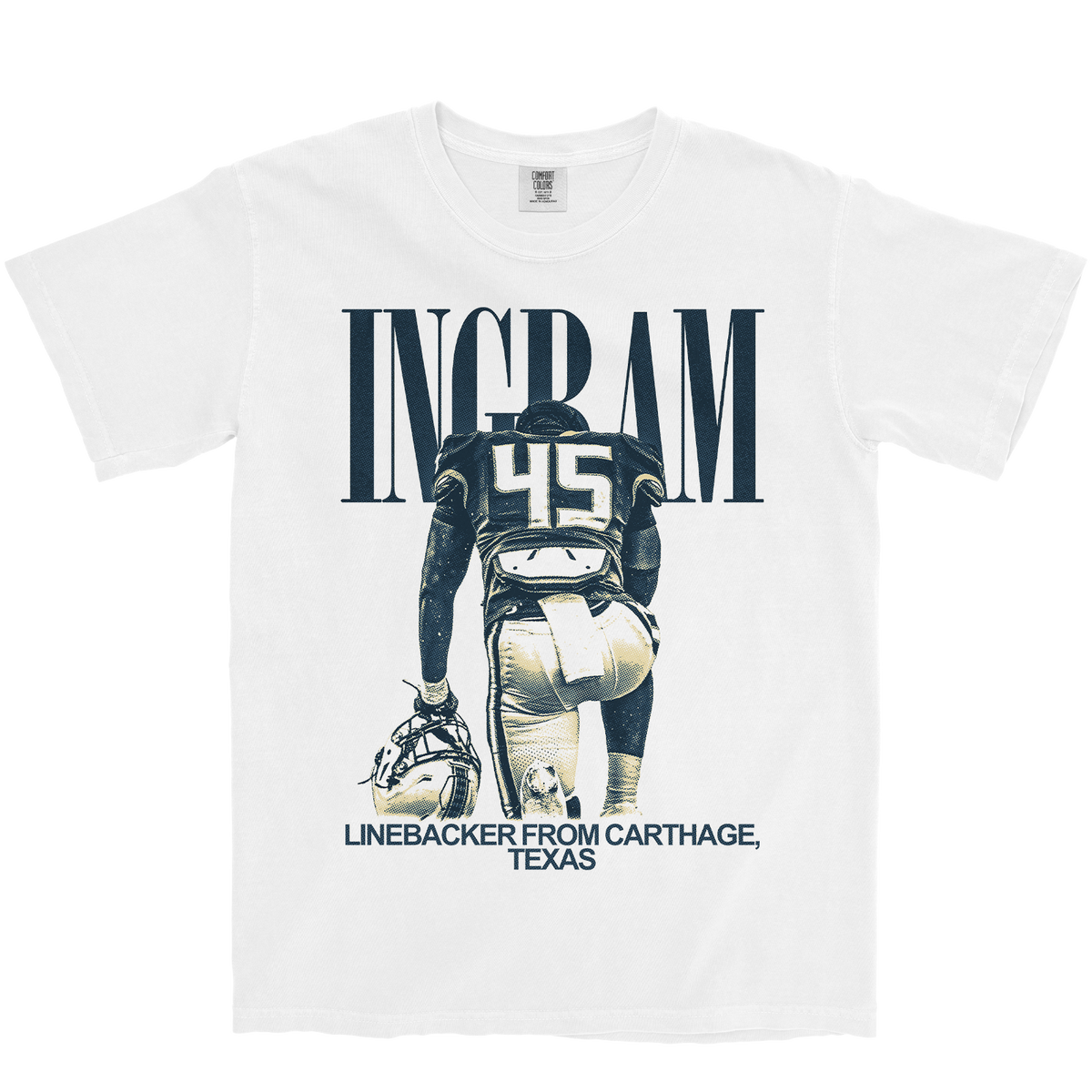 KLAYTON INGRAM VINTAGE WHITE TEE