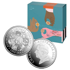 2026 $1 60th Anniversary of Decimal Currency ‘C’ Mintmark Fine Silver Proof Coin - Royal Australian Mint