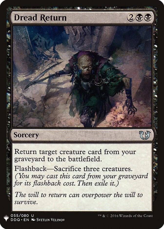 Dread Return - The List Reprints
