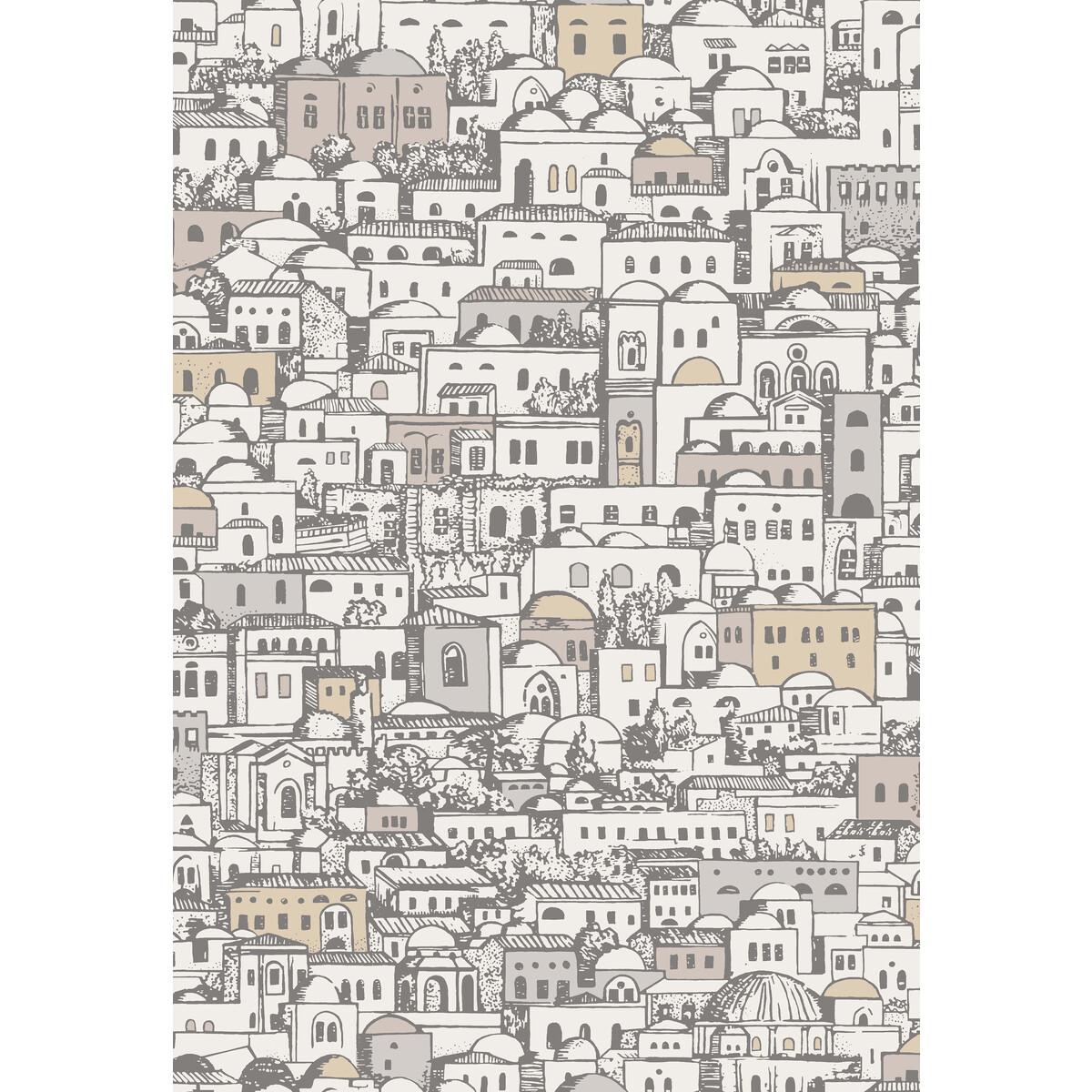 Cole & Son Mediterranea White/Gilver Wallpaper