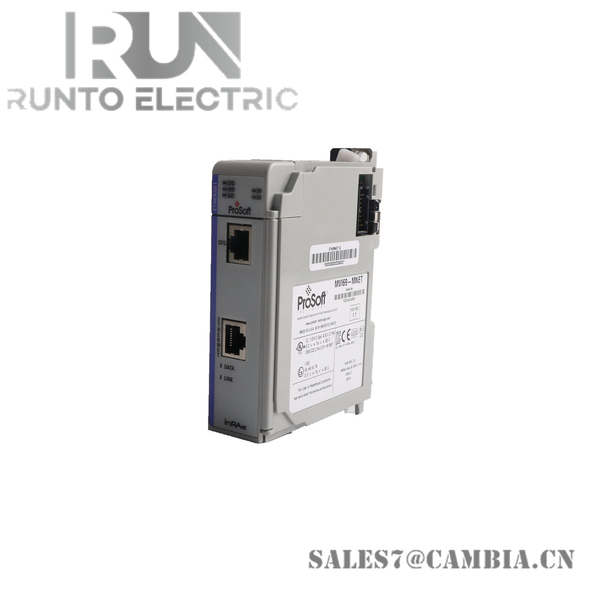 Module de communication Rockwell ProSoft MVI69-MNET Modbus TCP/IP