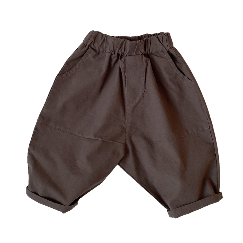 Baby Kid Unisex Solid Color Pants Wholesale 220419110