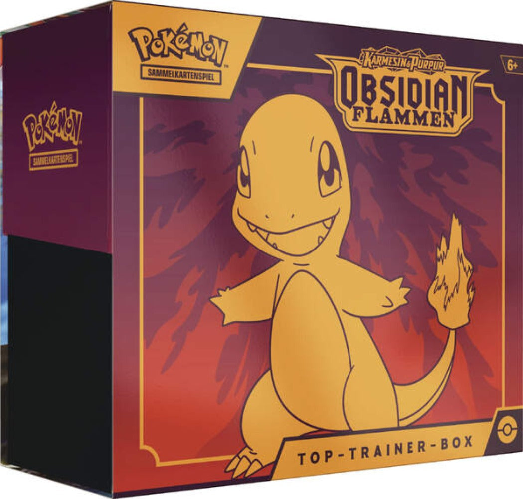 Pokémon Karmesin & Purpur Obsidianflammen - Top-Trainer Box - deutsch