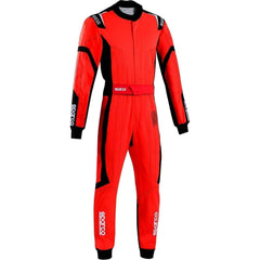 Sparco Karting Overall Thunder Advanced, Röd/svart