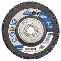 NORTON 66254461165 H7426 Fiber Disc 4 1/2 in Dia 5/8in Arbor